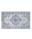 Wyatt & Ash Dream Mink Washable Rug Geraldine Grey Geometric 3' x 5' Accent Rug