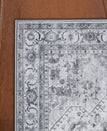 Wyatt & Ash Dream Mink Washable 2-Piece Rug Set Geraldine Grey Geometric 2' x 6' Runner Rug & 2' x 4' Accent Rug