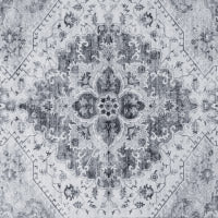 Wyatt & Ash Dream Mink Washable Rug Geraldine Grey Geometric 5'3" x 7'5" Area Rug