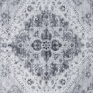 Wyatt & Ash Dream Mink Washable Rug Geraldine Grey Geometric 6'6" x 9'6" Area Rug