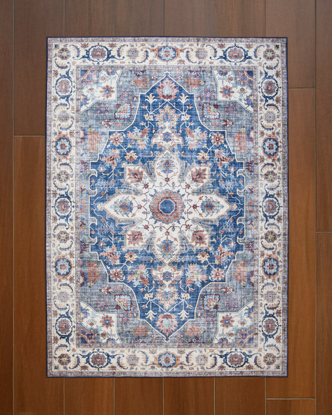 Aliyeh Navy Dream Mink Printed Chenille