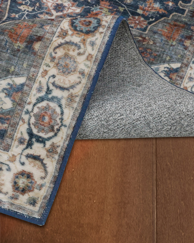 Aliyeh Navy Dream Mink Printed Chenille