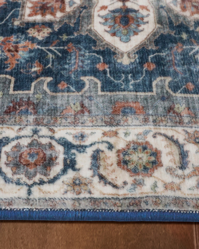 Aliyeh Navy Dream Mink Printed Chenille