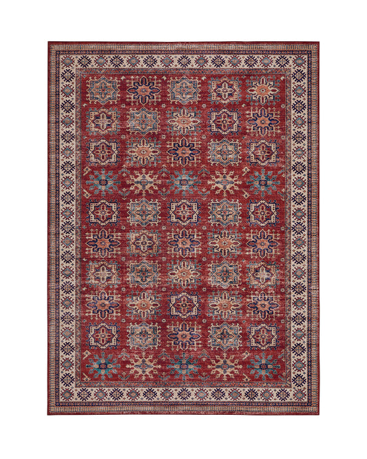 Red Minot Imagine Printed Chenille