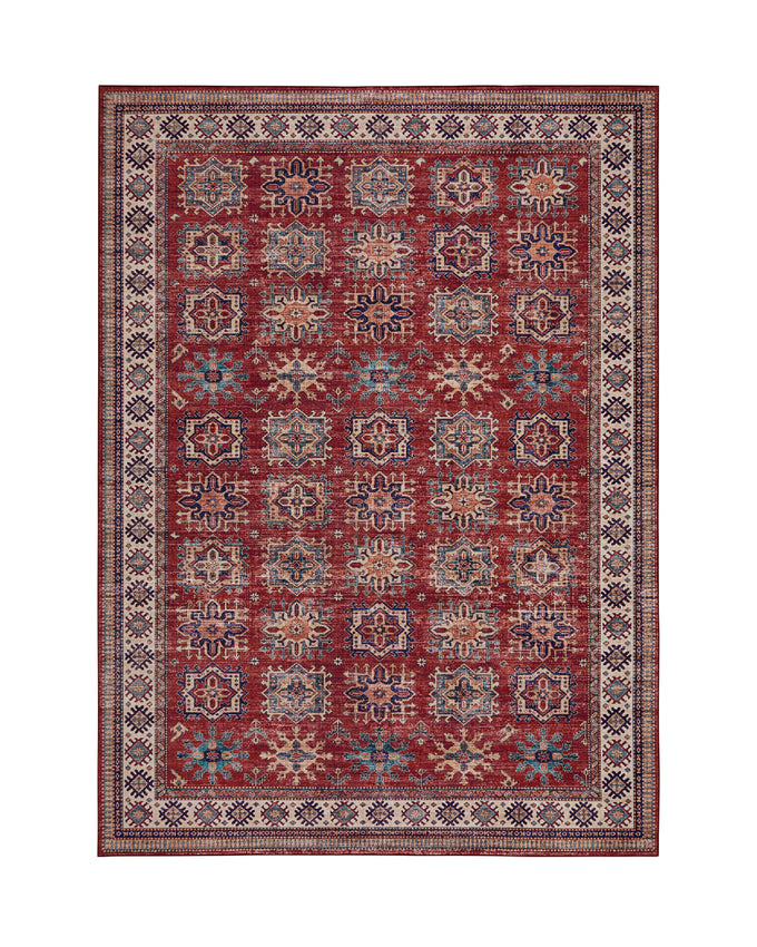 Red Minot Imagine Printed Chenille