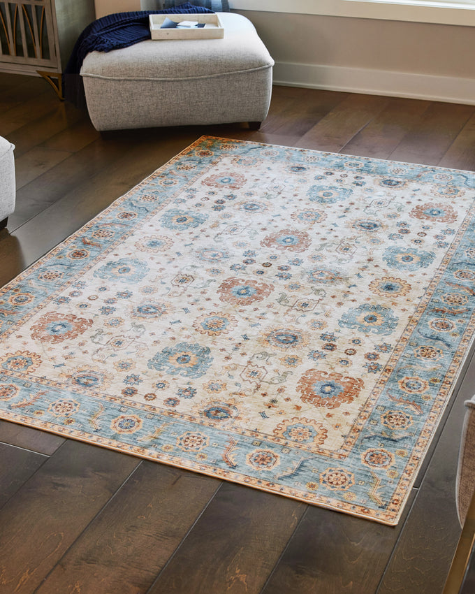 Dalileh Neutral Dream Mink Printed Chenille