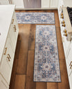 Aliyeh Navy Dream Mink Printed Chenille