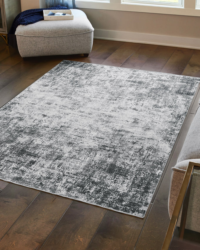 Jayden Abstract Grey Dream Mink Printed Chenille