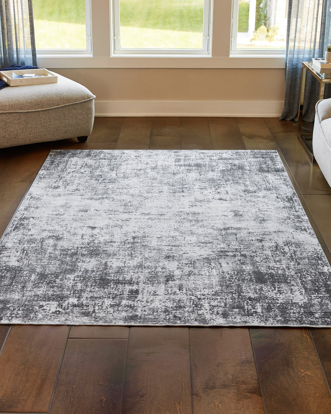 Jayden Abstract Grey Dream Mink Printed Chenille