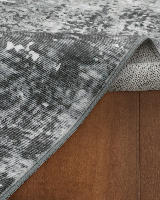 Jayden Abstract Grey Dream Mink Printed Chenille