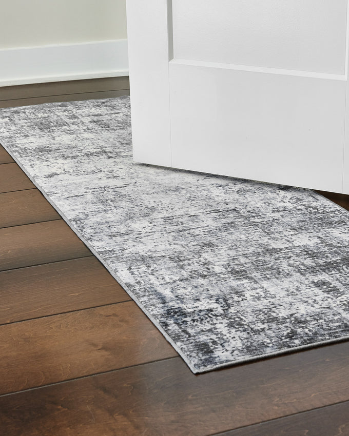Jayden Abstract Grey Dream Mink Printed Chenille