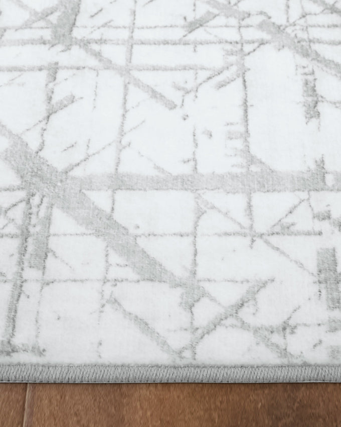 Aria Ivory/Beige Dream Mink Printed Chenille