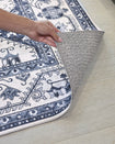 Cyrus Blue Dream Mink Printed Chenille
