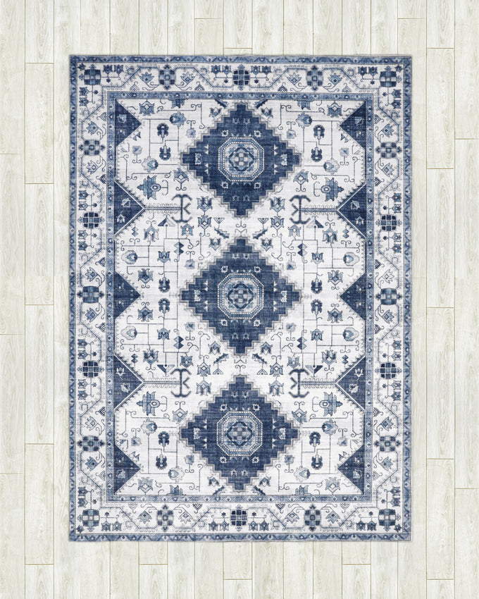 Cyrus Blue Dream Mink Printed Chenille