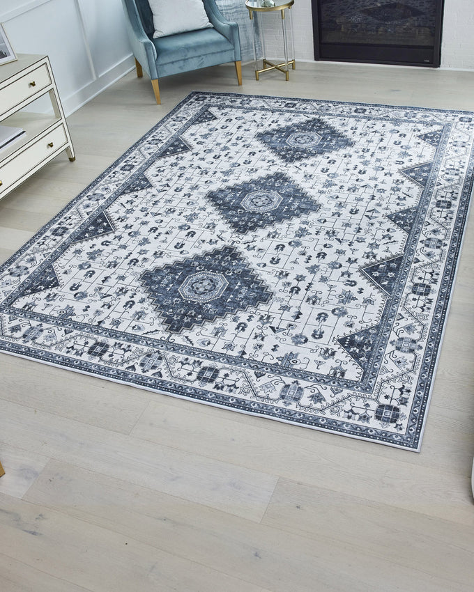 Cyrus Blue Dream Mink Printed Chenille