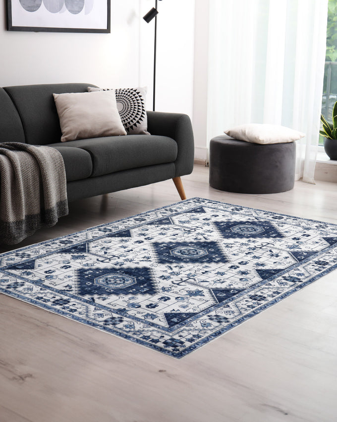 Cyrus Blue Dream Mink Printed Chenille