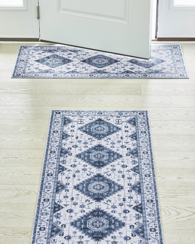 Cyrus Blue Dream Mink Printed Chenille