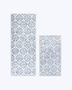 Alisha Aqua Dream Mink Printed Chenille