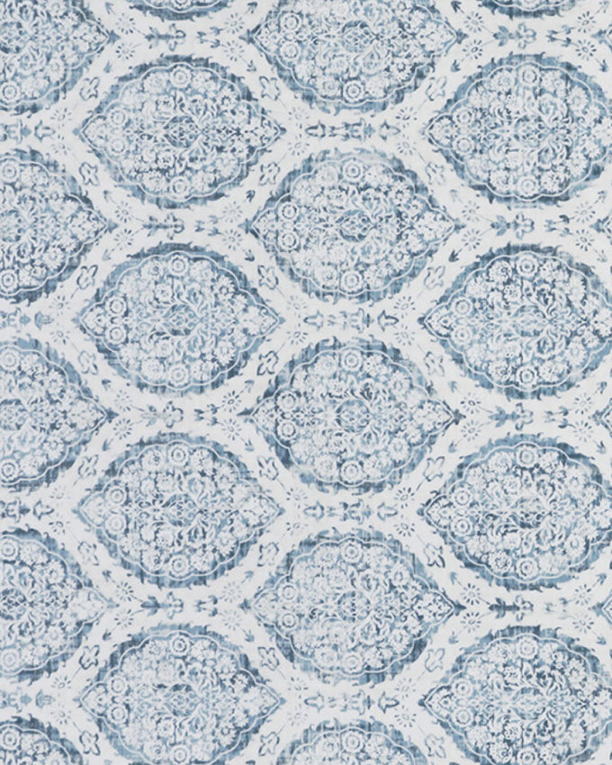 Alisha Aqua Dream Mink Printed Chenille
