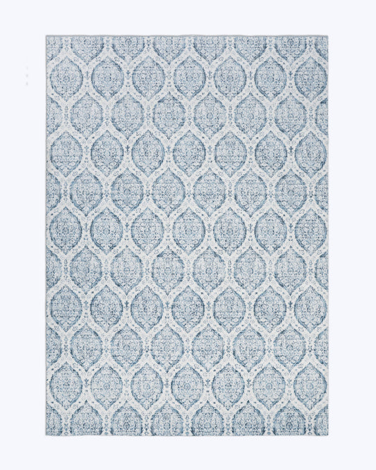 Alisha Aqua Dream Mink Printed Chenille