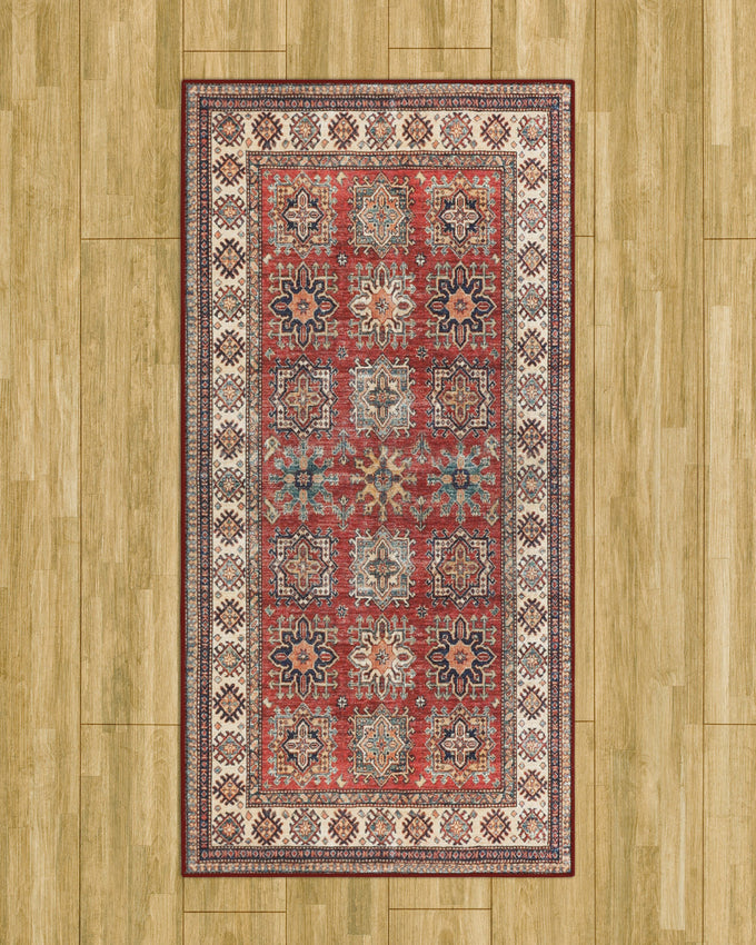 Red Minot Imagine Printed Chenille