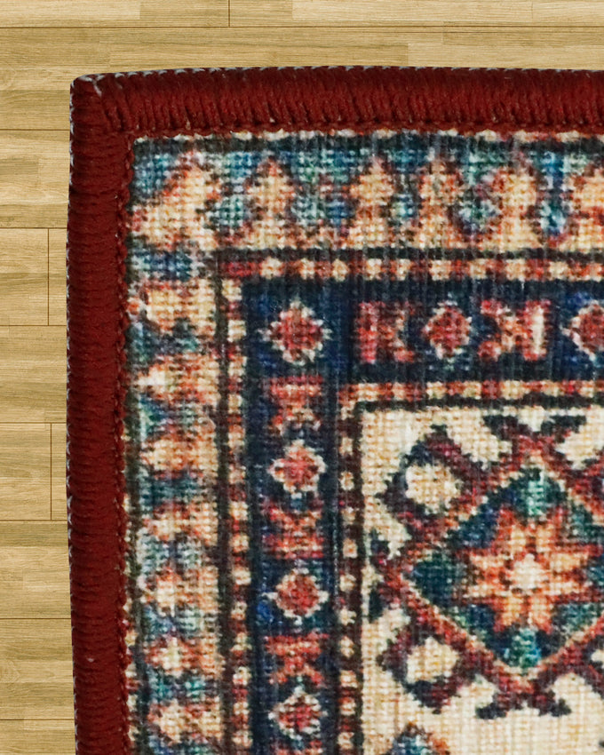 Red Minot Imagine Printed Chenille