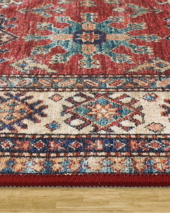 Red Minot Imagine Printed Chenille
