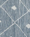 Blue Grey Seta Imagine Printed Chenille