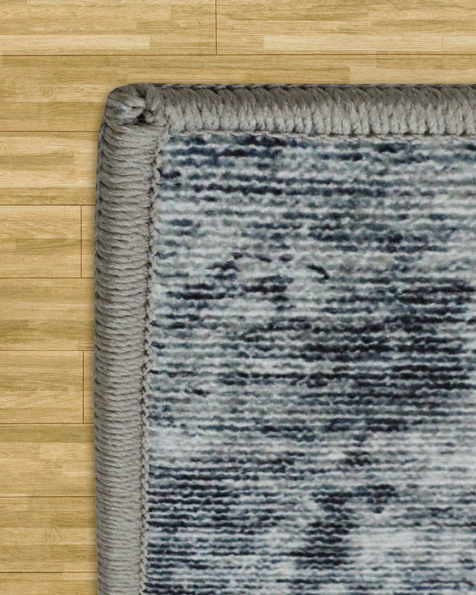 Blue Hazen Abstract Imagine Printed Chenille