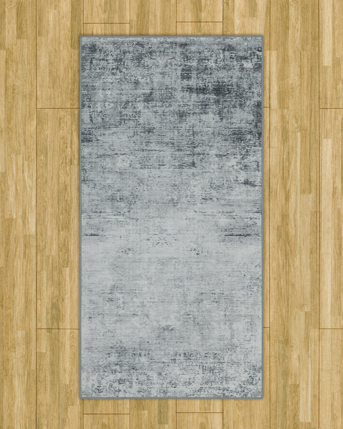 Blue Hazen Abstract Imagine Printed Chenille