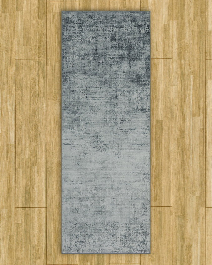 Blue Hazen Abstract Imagine Printed Chenille