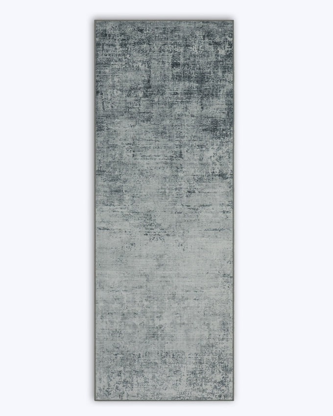 Blue Hazen Abstract Imagine Printed Chenille